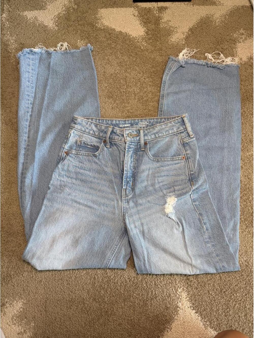 👖 OLD NAVY SKY-HI WIDE LEG JEANS 👖